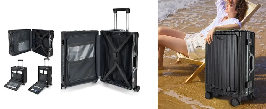 Feilario Aluminium Spinner Suitcase